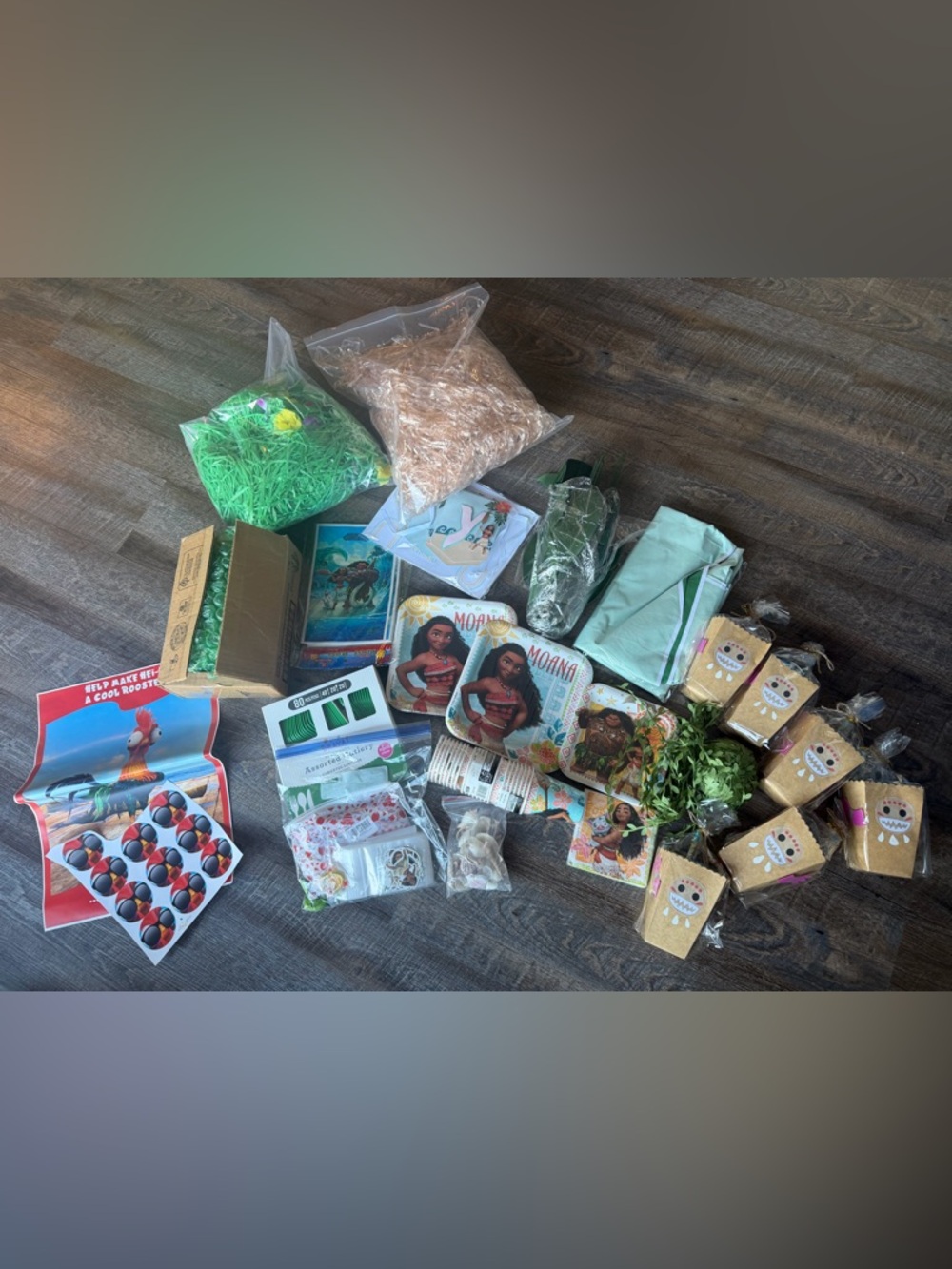🌺 HUGE Disney Moana Party Bundle – Decor, Tableware, Favors + Backdrop 🌊